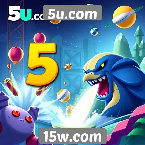 Variedade de jogos disponíveis no 5u.com